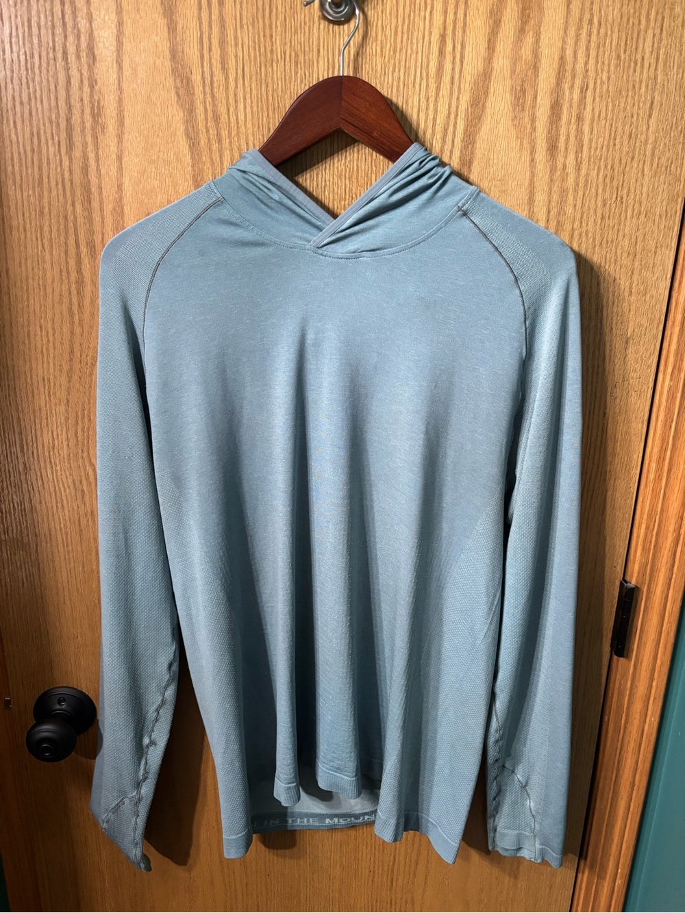 Kuhl Men's Hooded Long-Sleeve Shirt in Dusty Blue